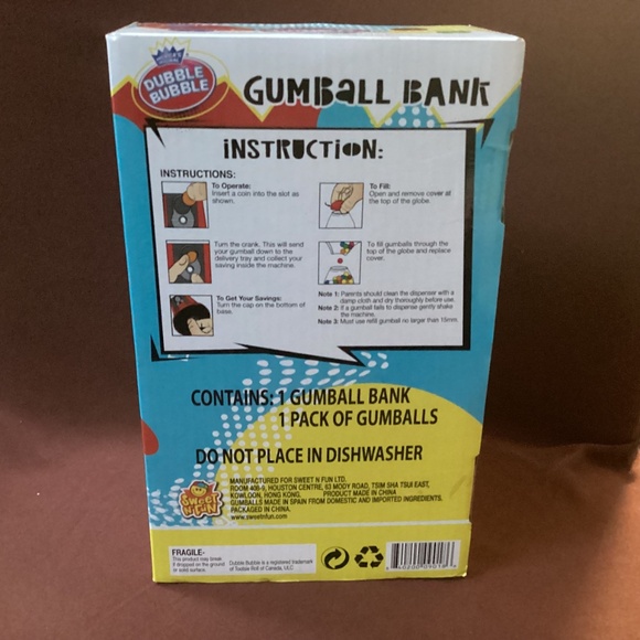 Dubble Bubble Gumball Bank New - Picture 6 of 9
